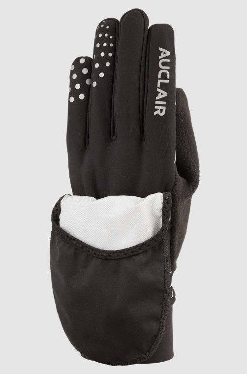 Gants Auclair Impulse 2 Noir/Réfléchissant, Size: Small