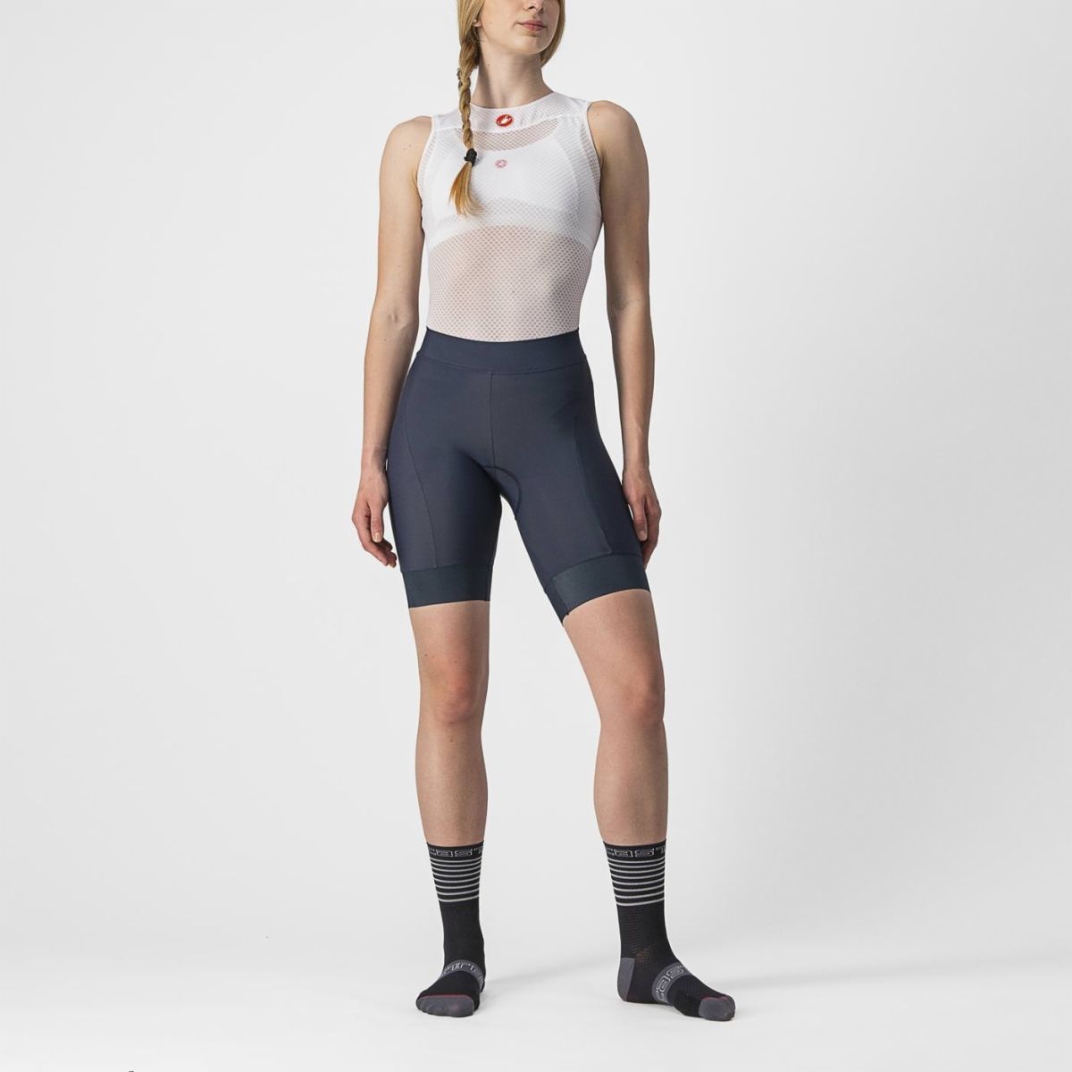 Cuissard Castelli Prima Femme Bleu/Rose, Size: XSmall