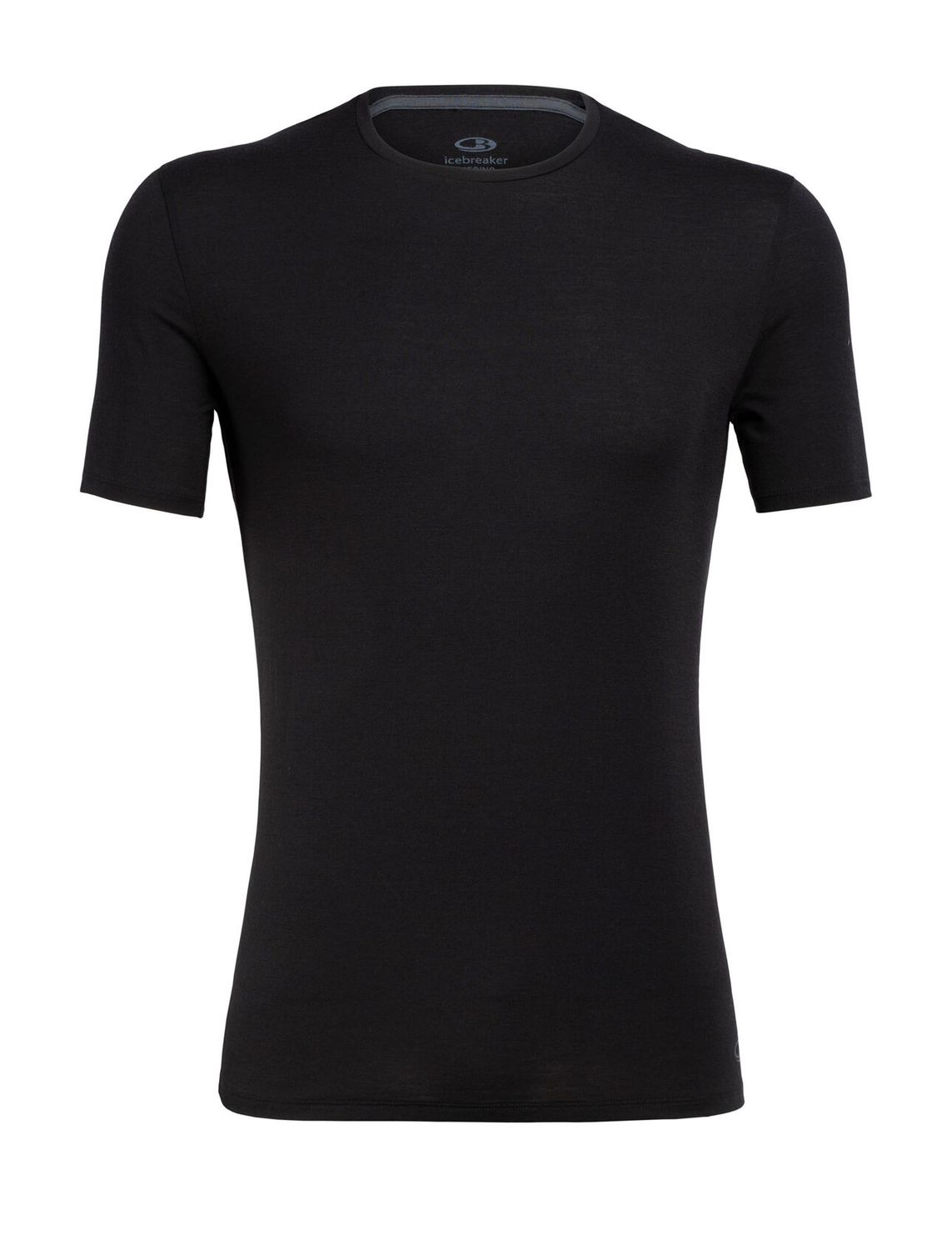 Sous-vêtement manches courtes Icebreaker Anatomica Merino Noir, Size: Small
