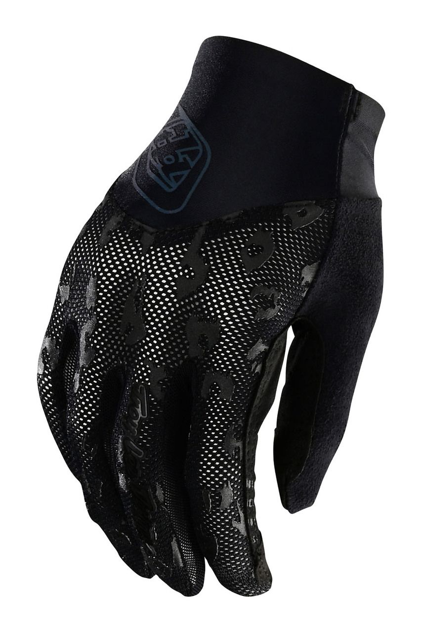 Gant long Troy Lee Designs Ace 2.0 Femme Panthère Noire, Size: Small