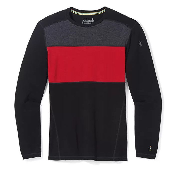 Chandail Smartwool Mérino 250 Noir/Rouge, Size: Small