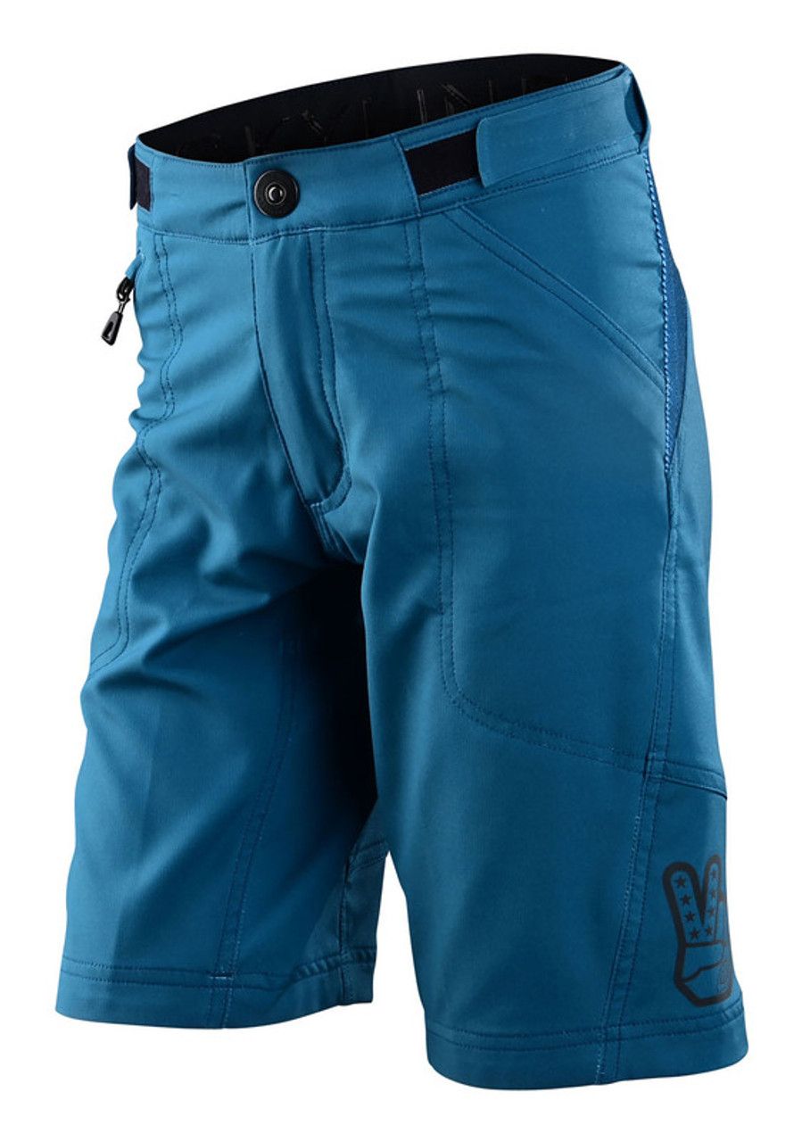 Short Troy Lee Designs Skyline Junior Shell Bleu, Size: 22