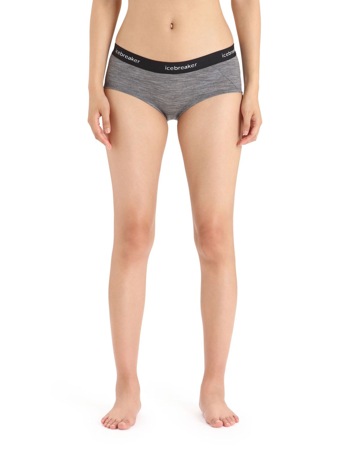 Bobette Icebreaker Sprite Merino Femme Gris, Size: XSmall