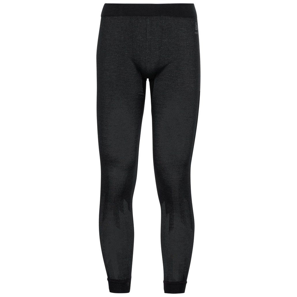 Collant Odlo Kinship Performance Wool Warm Noir/Motif, Size: Small