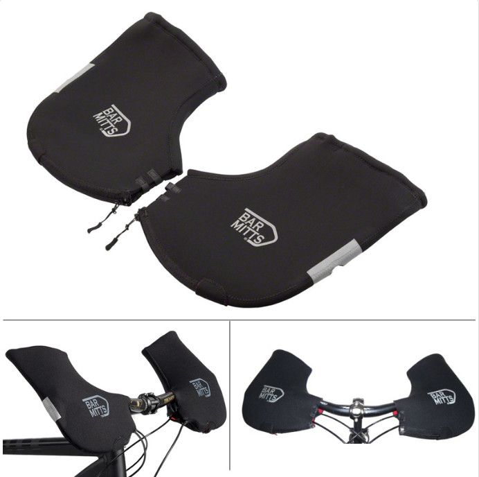 Mitaines pour guidon Bar Mitts Noir, Size: S/M