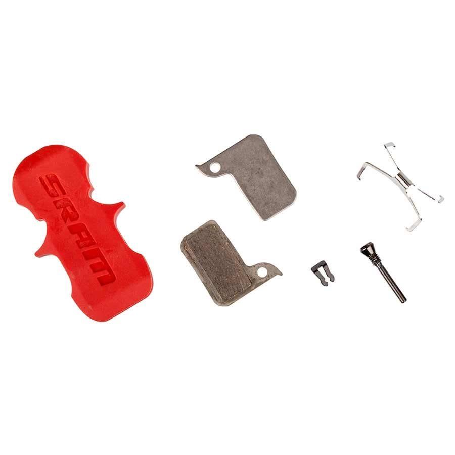 Plaquettes de freins à disque SRAM, Level TLM, Level Ultimate, HRD, Forme: SRAM HRD/Level TLM, Organique, Paire, Dos en acier