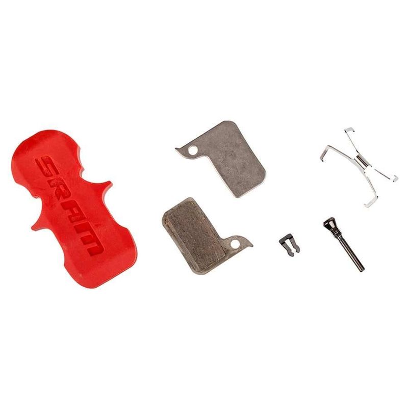 Plaquettes de freins à disque SRAM, Level TLM, Level Ultimate, HRD, Forme: SRAM HRD/Level TLM, Organique, Paire, Dos en acier