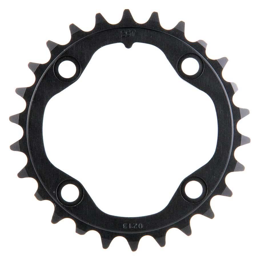 Plateau Sram pour MTB double 26D 10vit BCD: 80mm Alu Noir