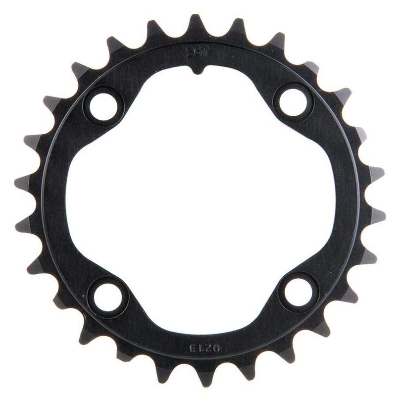 Plateau Sram pour MTB double 26D 10vit BCD: 80mm Alu Noir