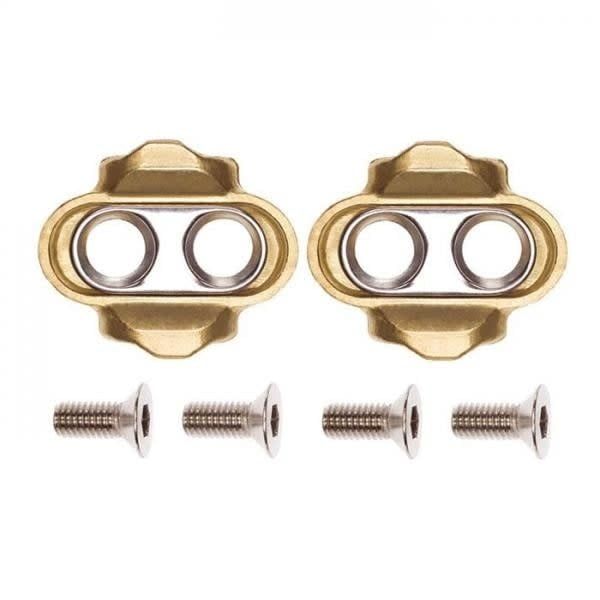 Cales Crankbrothers, Standard Release Cleat, Compatibilité: crankbrothers SPD, Jeu latéral: 6°, Or, Paire
