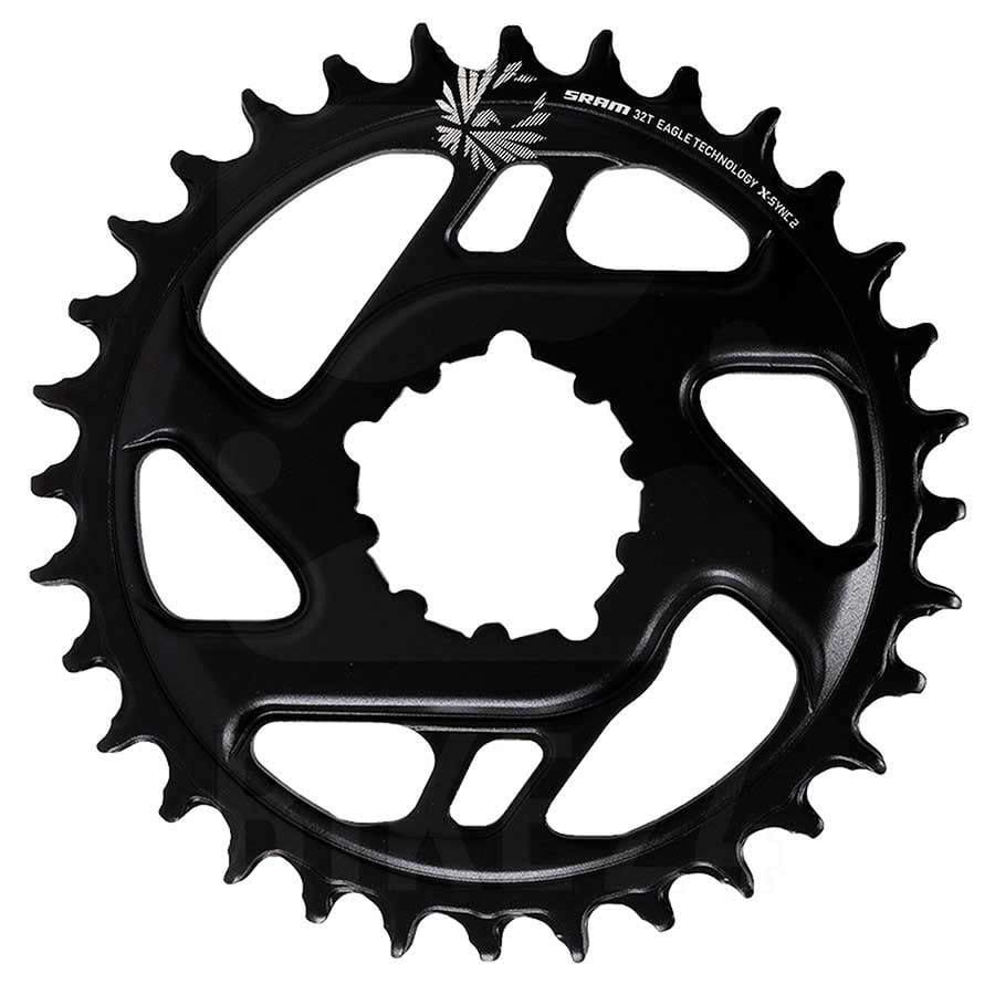 Plateau SRAM, 12VIT X-Sync 2, 30D, 12vit, BCD: Direct Mount, 3mm offset, Alu, Noir