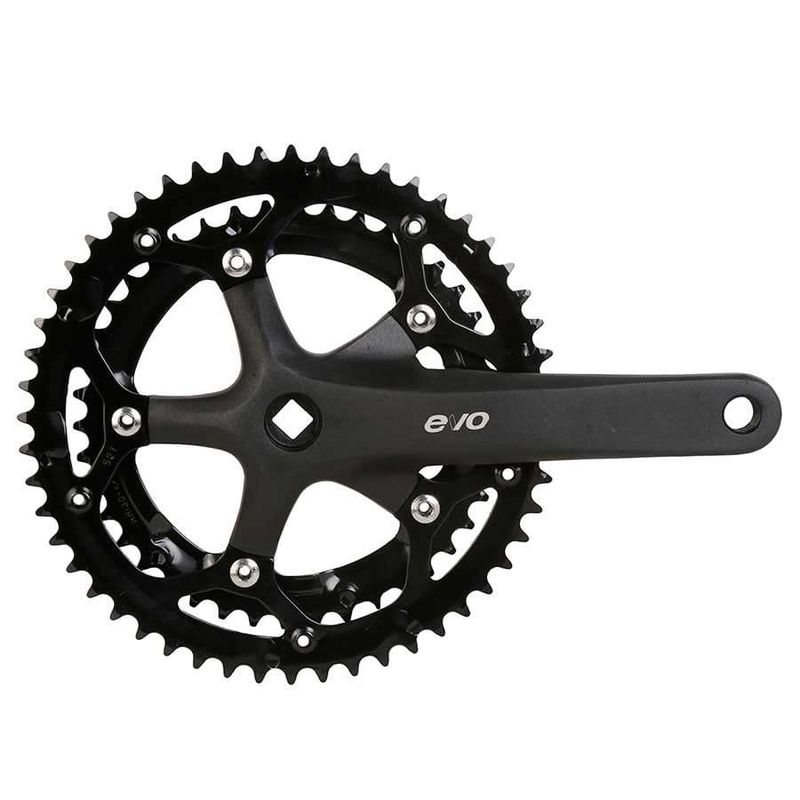 Pédalier EVO E-Sport Route 7/8vit 170mm 42/52D BCD:130mm Noir