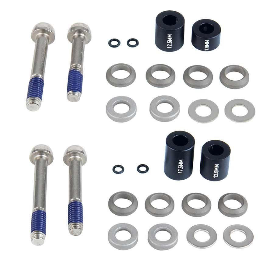 Espaceurs de fixations Avid Post 20S, Avant 180mm/ Arrière 160mm, Visserie inox