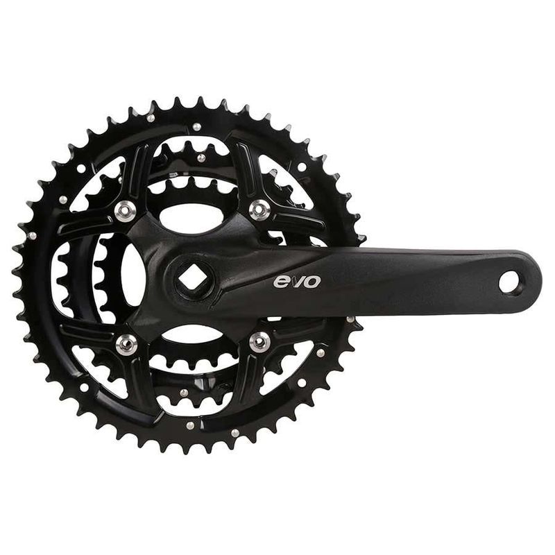 Pédalier EVO E-Sport Trekking 9vit 170mm 26/36/48D BCD:104/64mm Noir