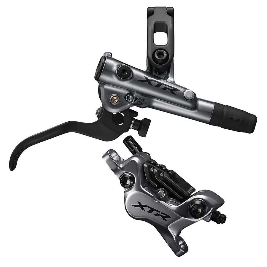 Frein à disque hydraulique arrière Shimano XTR BL/BR-M9120, Post mount, Disque: Non inclus, 385g, Noir