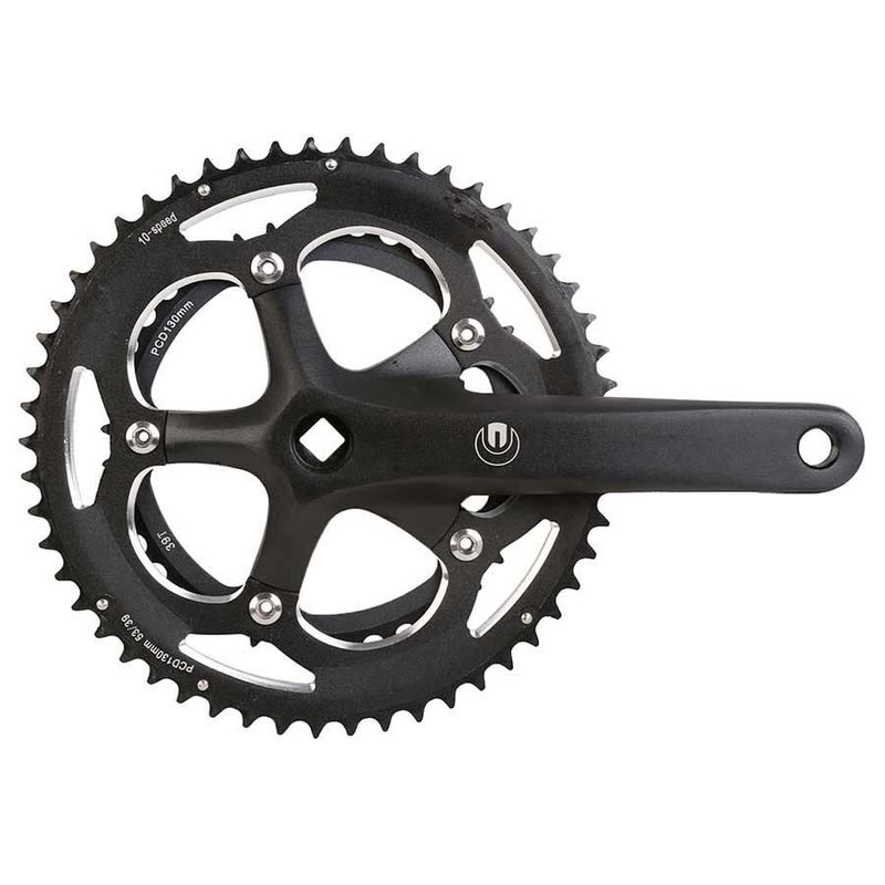 Pédalier Eclypse R9 172.5mm 39/53D BCD:130mm Noir