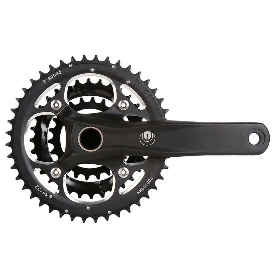 Pédalier Eclypse MT9 INT 175mm 22/32/44D 9vit BCD:104/64mm Noir