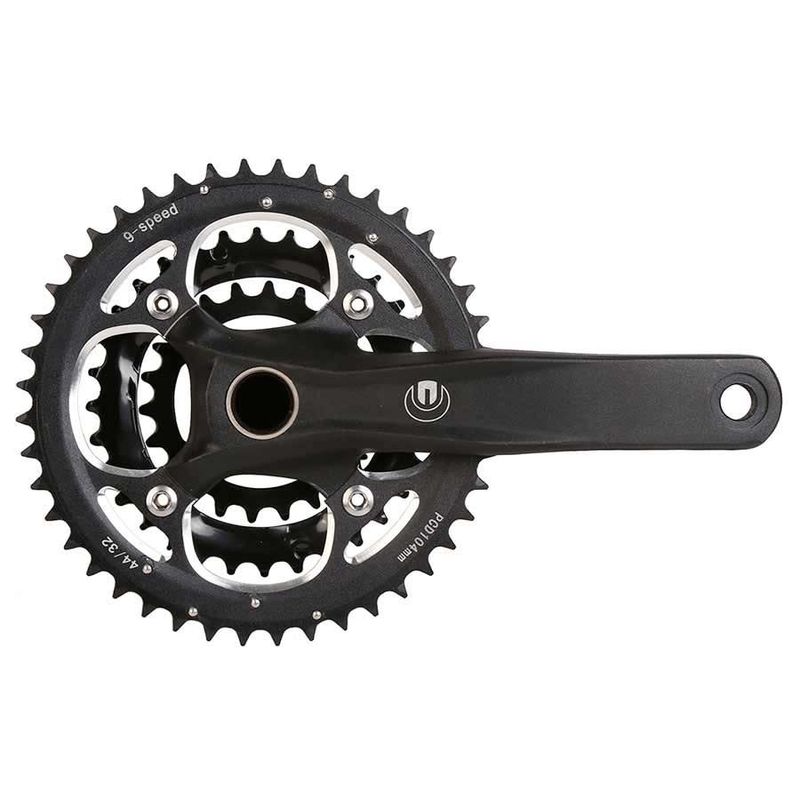 Pédalier Eclypse MT9 INT 175mm 22/32/44D 9vit BCD:104/64mm Noir