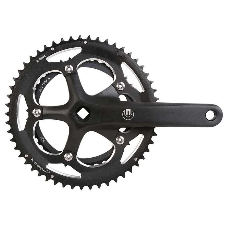 Pédalier Eclypse R9 39/53D 170mm  BCD:130mm Noir