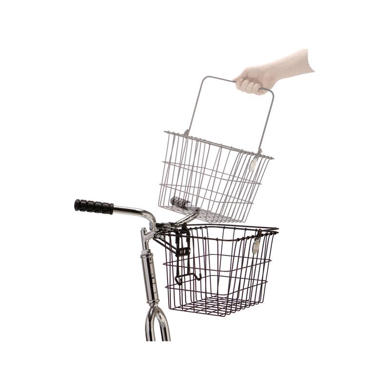 Panier avant Wald pour guidon Noir