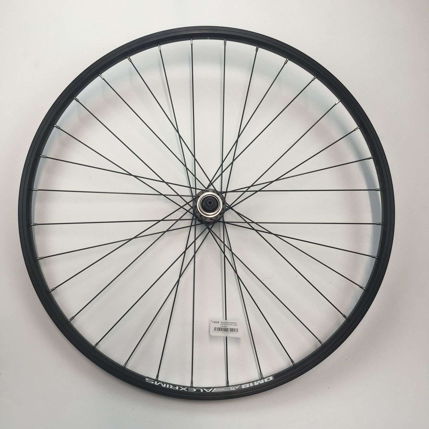 Roue Avant Alexrims DM18 27.5 32t moyeu shimano QR