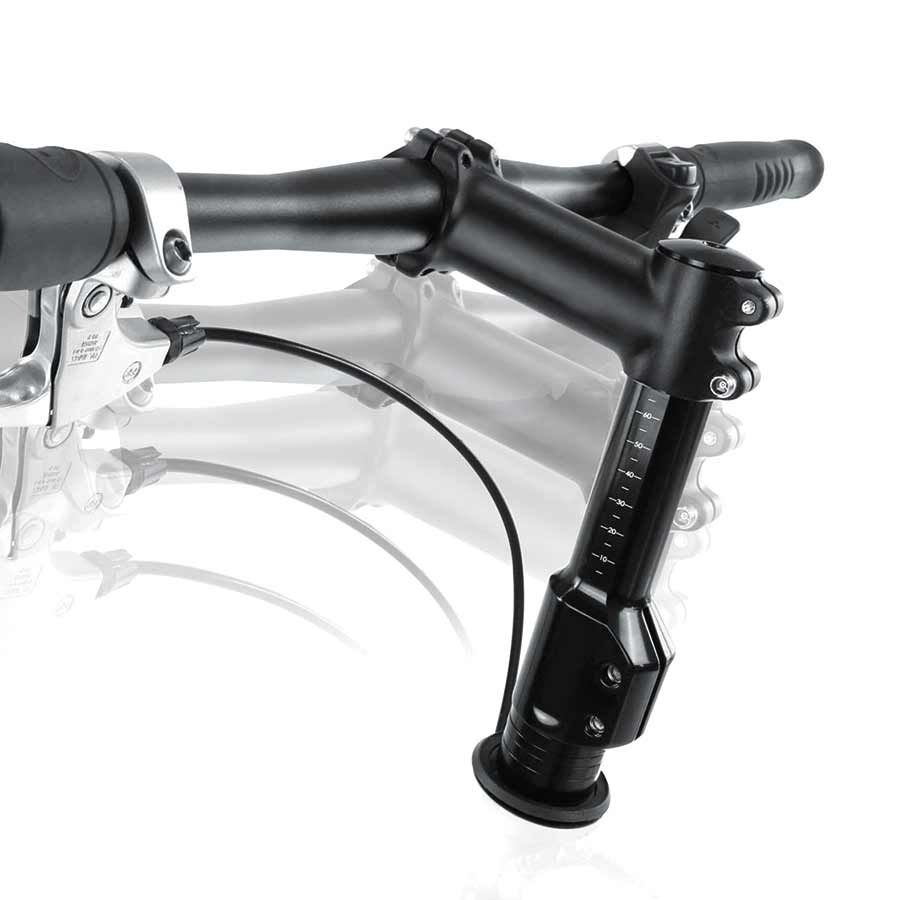Extension de potence Delta Stem Raiser Pro 1-1/8&#39;&#39; pour colonne sans filet Noir