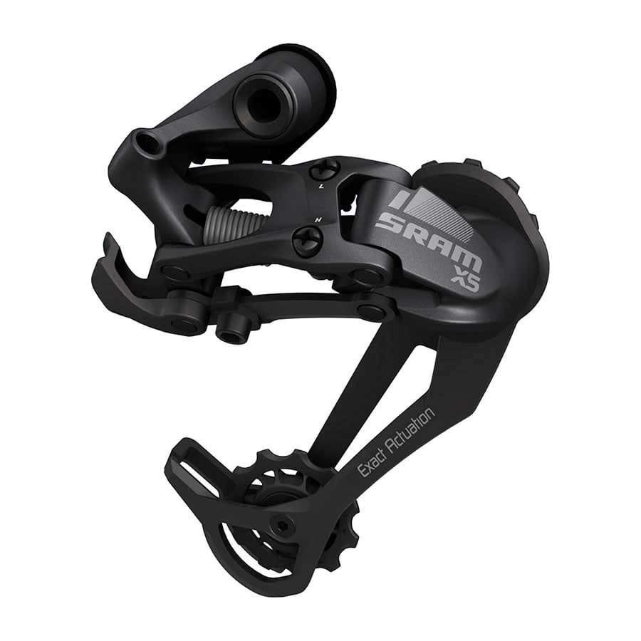 Dérailleur arrière SRAM, X5, 9vit., Cage moyenne, Noir