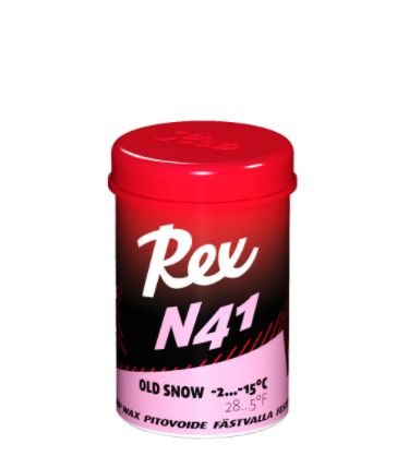 Fart d&#39;adhérence Rex N41 Rose &#39;&#39;Old Snow&#39;&#39; Racing Grip -2/-15c 45g