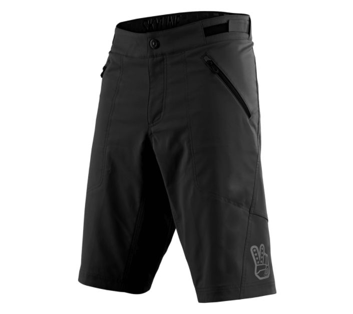 Short Troy Lee Designs Skyline Solid Shell Noir