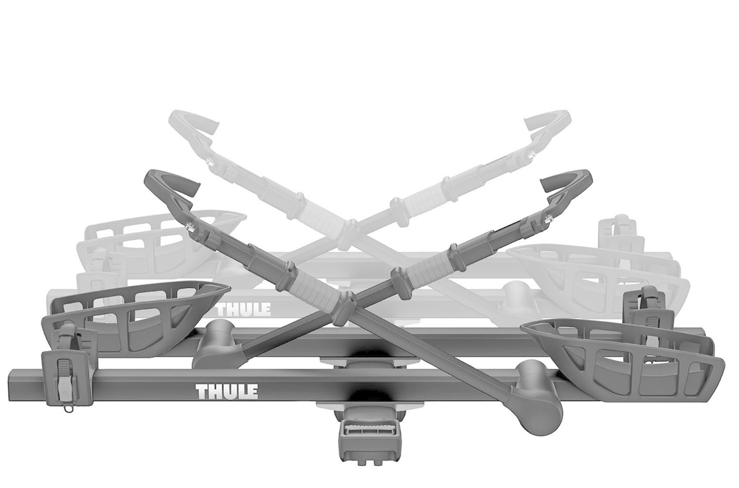 Ajout pour support à vélo Thule T2 Pro XT (2&#39;&#39;) - 2 Vélos Noir