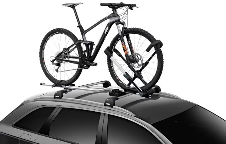 Support à vélo de toit Thule Upride - 1 vélo Noir/Alu