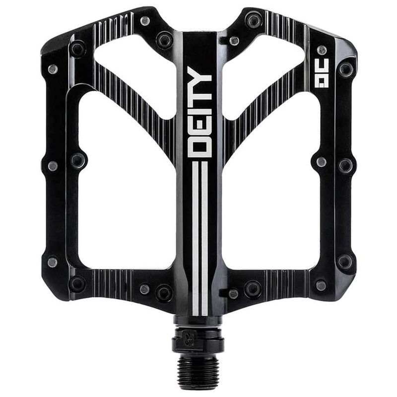 Pédales plateformes Deity Bladerunner Corp: Aluminum, Axe: Cr-Mo, 9/16&#39;&#39;, Noir Paire