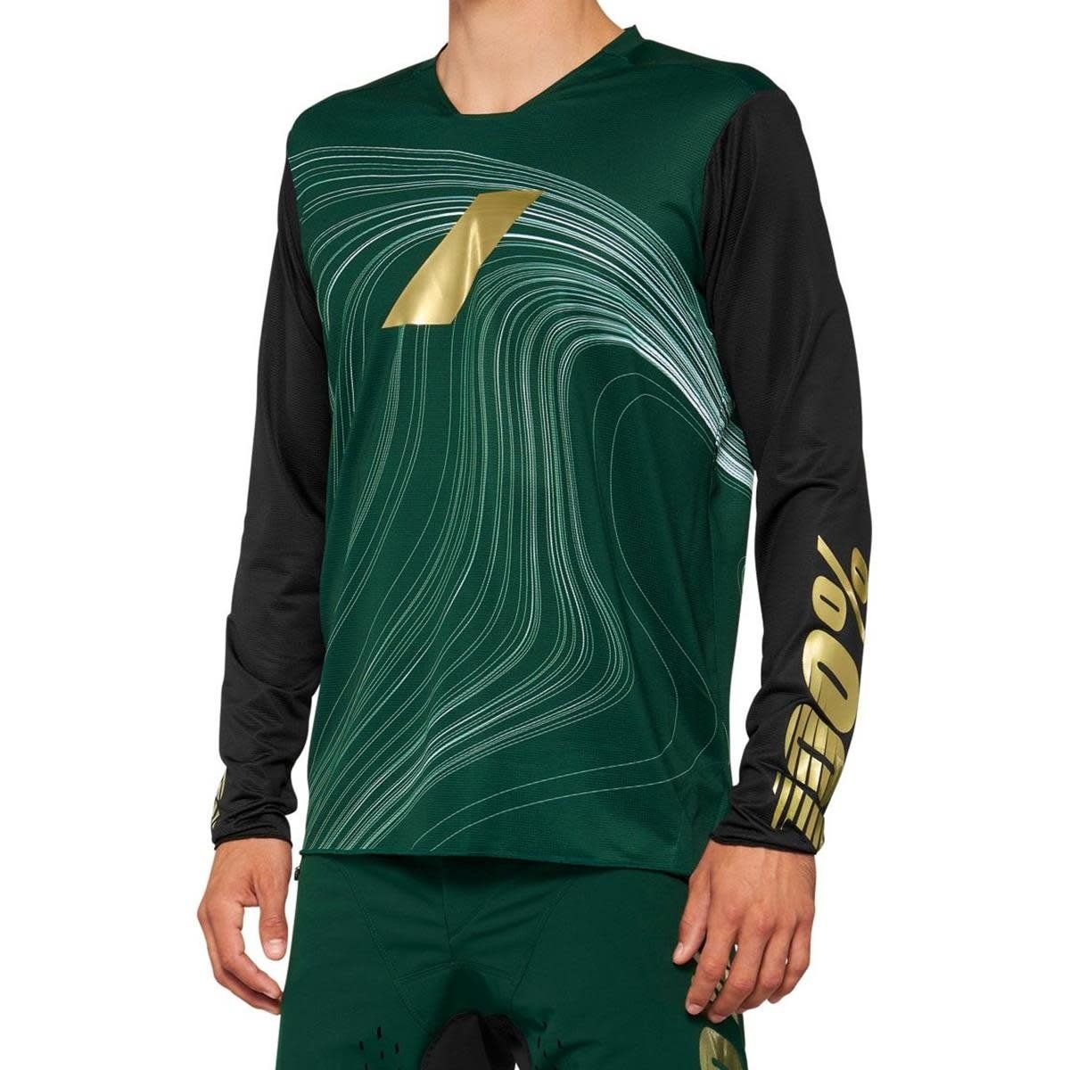 Maillot manches longues 100% R-Core X Limited Edition Vert Forêt