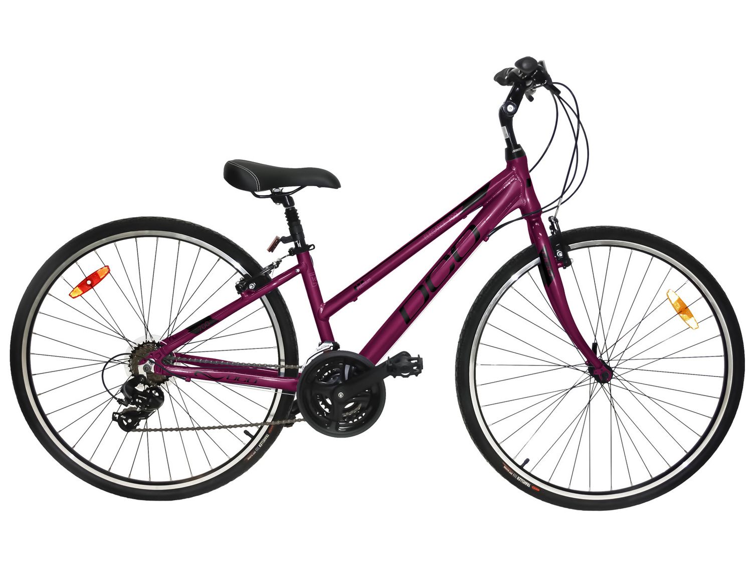 Vélo DCO Elegance 700 Prune/Noir