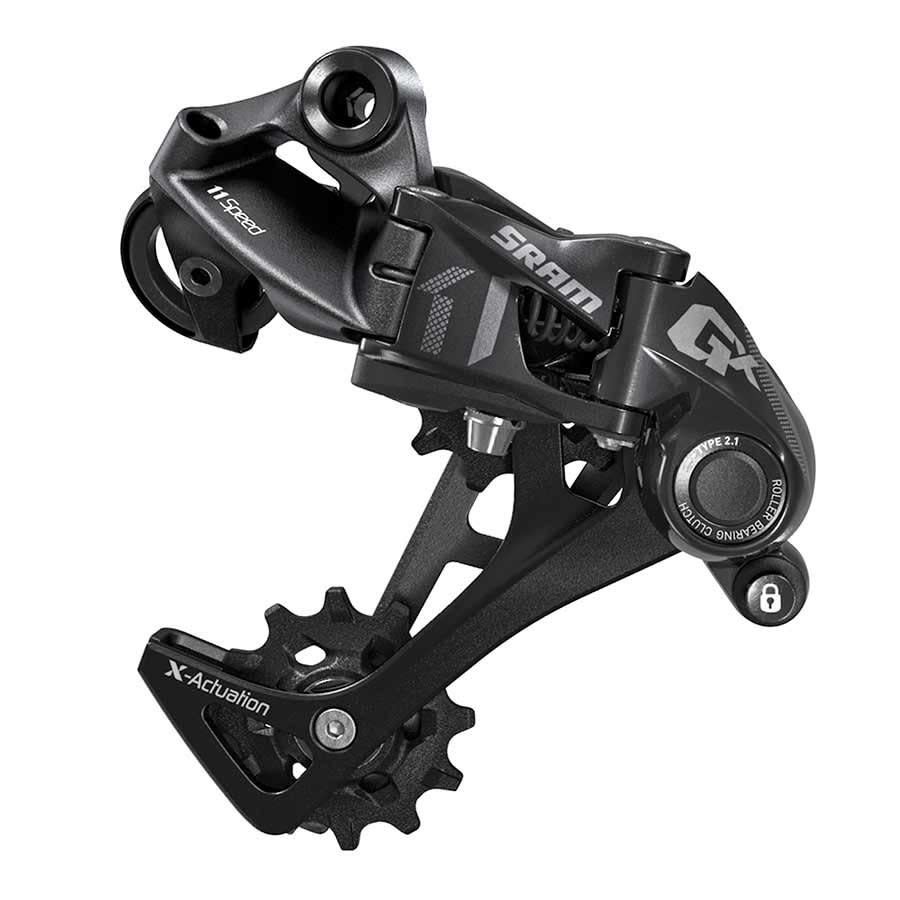 Dérailleur arrière SRAM, GX 1X11, 1x11vit., Cage Longue, Noir