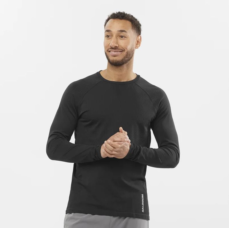 Chandail Salomon Sense LS Noir