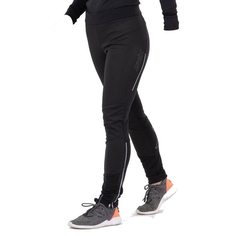 Pantalon Swix Delda Light Softshell Tight Femme Noir