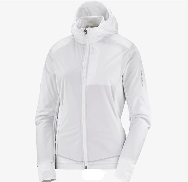 Manteau Salomon Light Shell Tight Femme Blanc