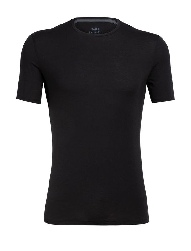 Sous-vêtement manches courtes Icebreaker Anatomica Merino Noir