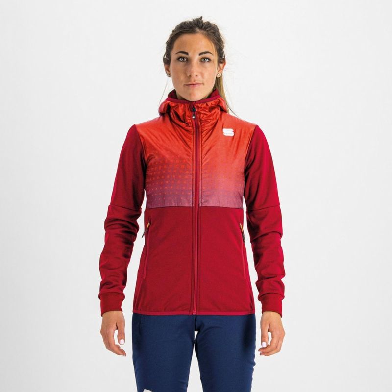 Manteau Sportful Rythmo Femme Rouge Rumba