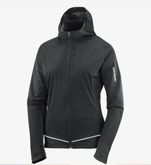 Manteau Salomon Light Shell Tight Femme Noir