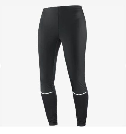 Pantalon Salomon Light Shell Tight Femme Noir