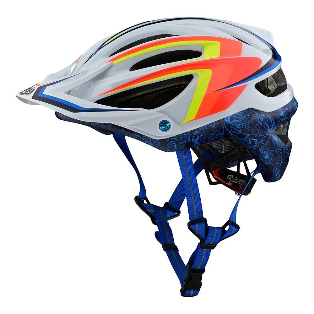Casque Troy Lee Designs A2 Mirage Mips Blanc