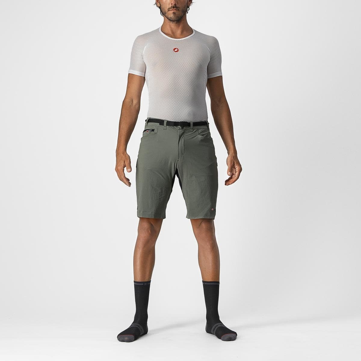 Short Castelli Unlimited Trail Baggy Gris foret