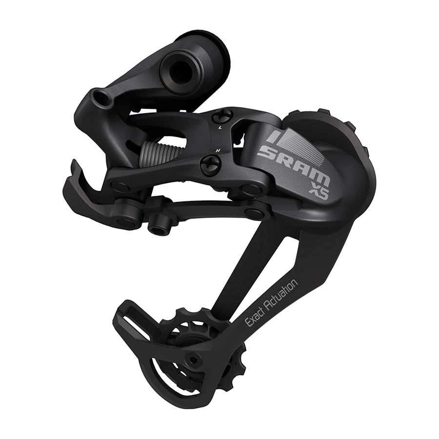 Dérailleur arrière SRAM, X5, 10vit., Cage longue, Noir