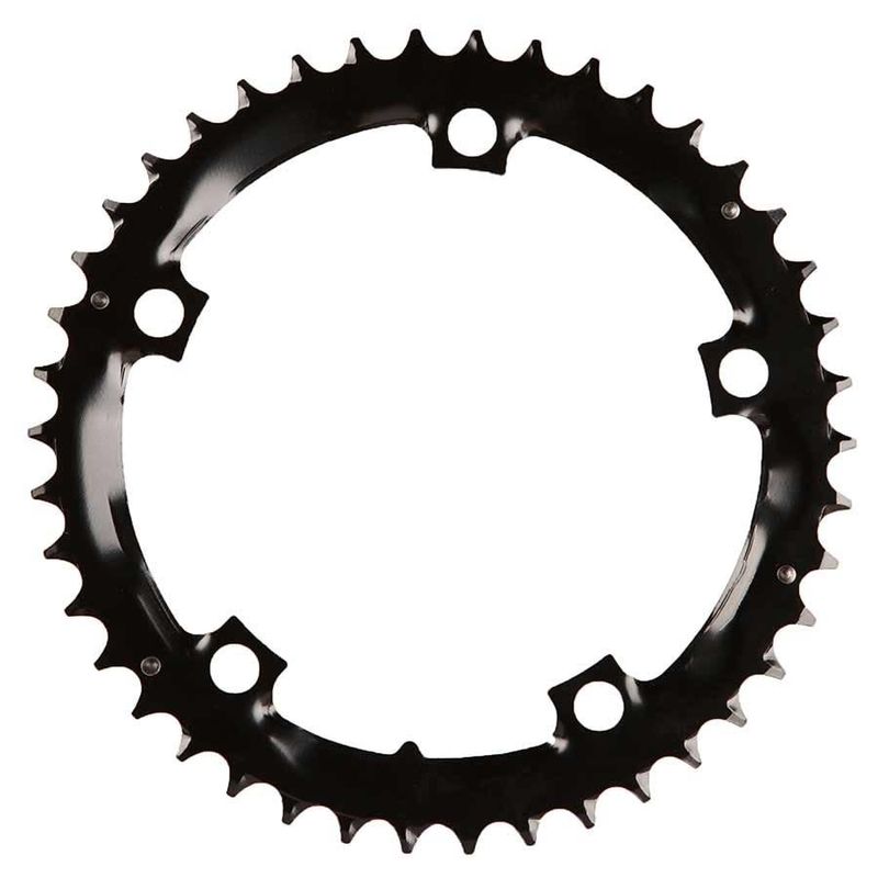 Plateau Intérieur Truvativ, 42D, 10 vit., BCD 130mm, 5-Boulon, Pour 30/42/52, Acier, Noir
