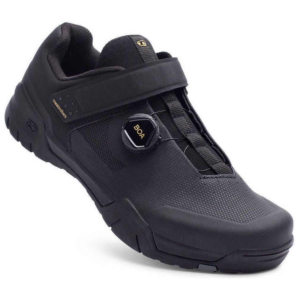 Chaussure Crankbrothers Mallet E Boa + Strap Noir/Or