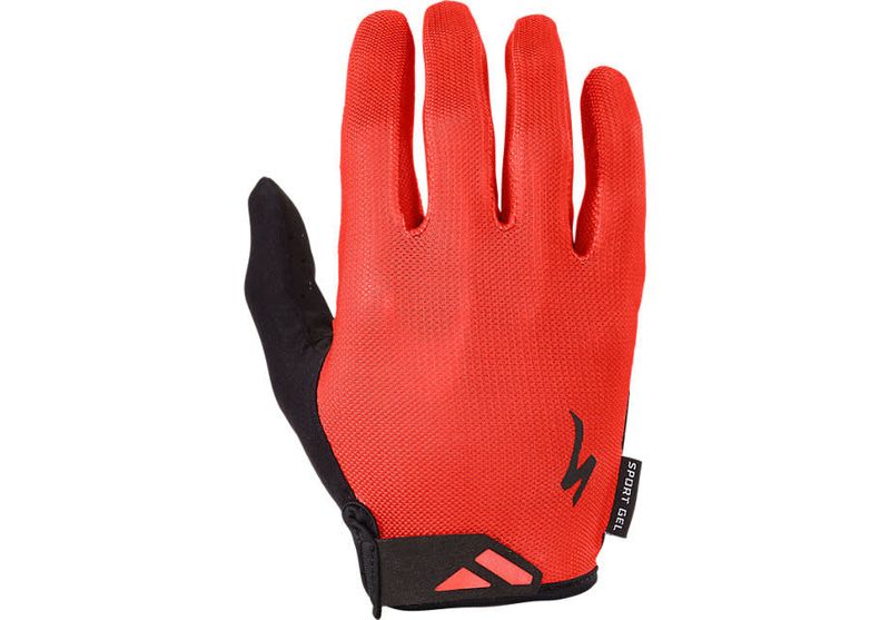 Gant long Specialized BG Sport Gel Rouge