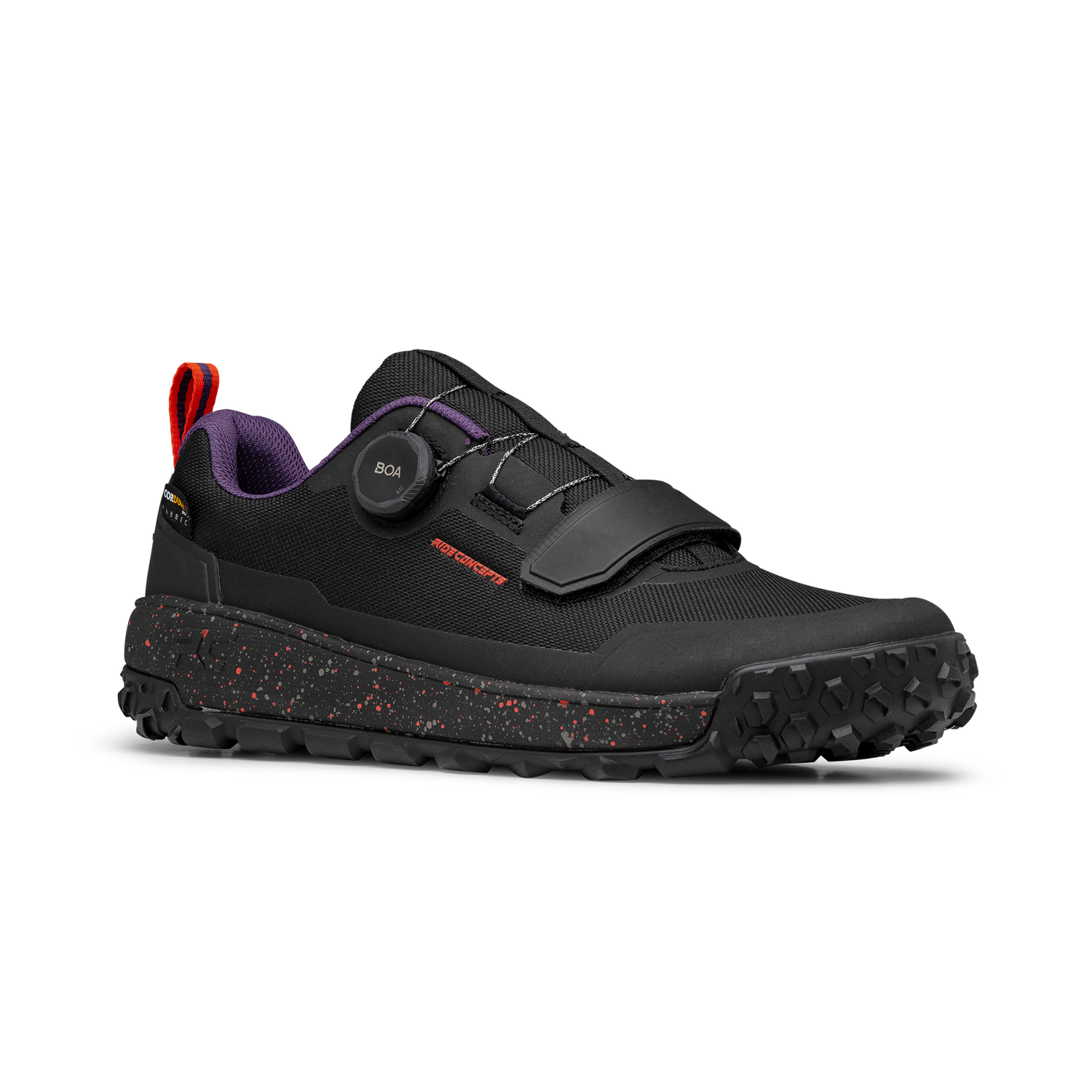 Chaussure Ride Concepts Tallac Clip BOA® Noir/Rouge