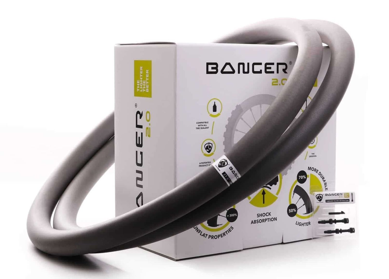 Ensemble anti-crevaison Mr. Wolf Banger 2.0 Mid-Plus 29&#39;&#39;/Valves 50mm